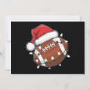 Search for football christmas cards Santa