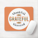 Search for thanksgiving mouse mats Grateful