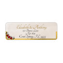 Search for romantic script return address labels Classy