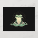 Search for meditating frog postcards Funny