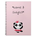 Search for panda notebooks Pink
