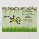 Search for cute lizard invitations Party