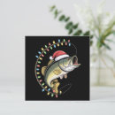 Search for funny fishing christmas cards Santa