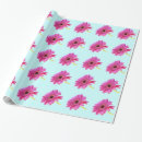 Search for gerbera daisy wrapping paper Pink