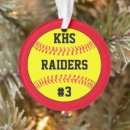 Search for softball christmas tree decorations High school