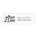 Search for dark gray return address labels Black and white