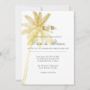 Search for gold palm tree invitations Tropical