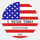 Search for i voted for stickers White