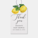 Search for lemon gift tags Citrus baby shower