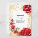 Search for red 30th birthday invitations Minimal