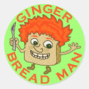 Search for funny ginger stickers Gingerbread