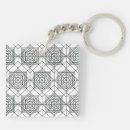Search for black white pattern key rings Line