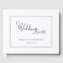 Search for black and white guest books Minimal