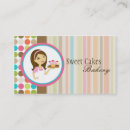 Search for sweet treats business cards Baker