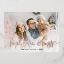 Search for hug christmas cards Typography