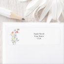 Search for boho return address labels Flowers