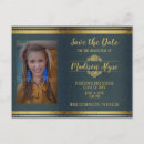 Search for glitter save the date postcards Black