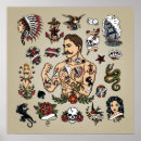 Search for tattoo flash posters Skull