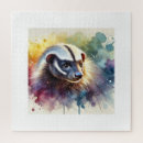 Search for badger puzzles Fur