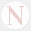Search for monogram n stickers Initial
