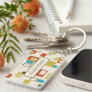 Search for mid century modern geometric key rings Pattern