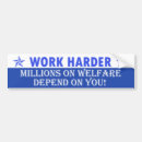 Search for hard work bumper stickers Government