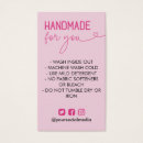 Search for washing instructions Small business