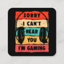 Search for gamer business cards Funny