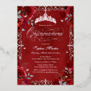 Search for quinceanera red silver Tiara