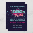 Search for 1980s birthday invitations Totally