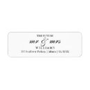 Search for the future return address labels Bridal shower