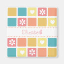Search for retro pattern magnets Cute