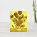 Search for sunflower paintings cards Van gogh sunflowers