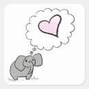 Search for elephant love stickers Heart