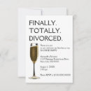 Search for happy divorce invitations Champagne