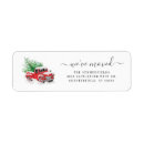 Search for mail truck return address labels Watercolor