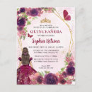 Search for maroon quinceanera invitations Floral