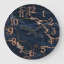 Search for navy blue clocks Rose gold