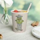 Search for sesame street characters paper cups Oscar the grouch