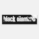 Search for diamond bumper stickers Black