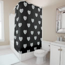 Search for black heart shower curtains Cool