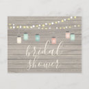 Search for mason jar bridal shower invitations Country