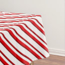 Search for candy stripes tablecloths Red and white
