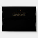 Search for black gold envelopes Modern