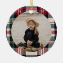 Search for tartan christmas tree decorations Green