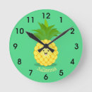 Search for pineapple clocks Tropical fruit