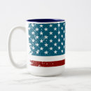Search for red and white flag mugs Usa