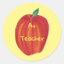 Search for apple teacher stickers Watercolor
