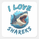 Search for i love sharks stickers Funny