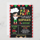 Search for cooking party invitations Little chef